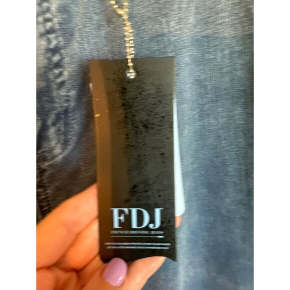 NWT FDJ Wide Leg Jean Women 4 Stretch Denim Sustainable Eco-Friendly Casual Wear - Picture 4 of 11